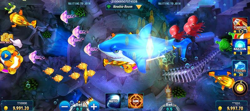 Bắn cá Mega Fishing - Chinh phụ mê cung dưới đại dương 3 Cấp độ bắn mục tiêu trong game
